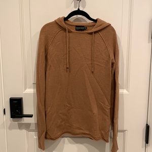 EMPORIO ARMANI Cashmere knit hoodie